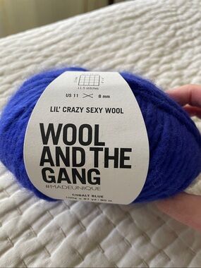 Wool and the Gang lil’ crazy sexy wool cobalt blue 100g